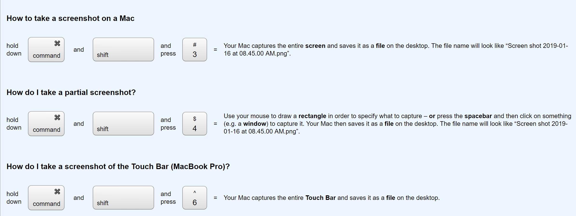 How to take a Screenshot on Mac