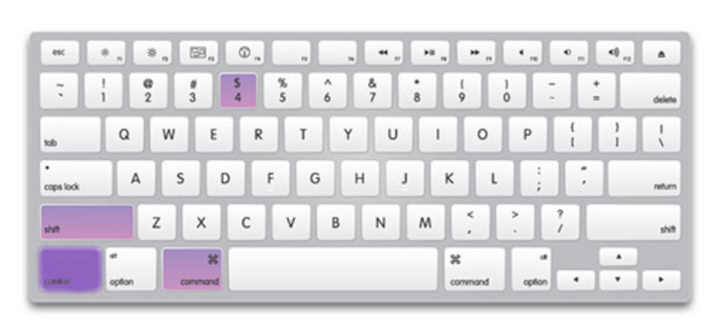 screenshot on Mac with Windows keyboard