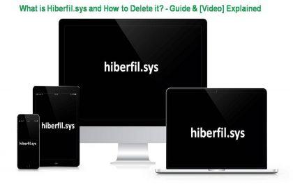 What is Hiberfil.sys and How to Delete it - Guide & [Video] Explained