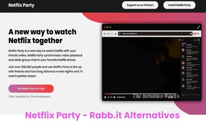 Netflix Party - Rabb.it Alternatives