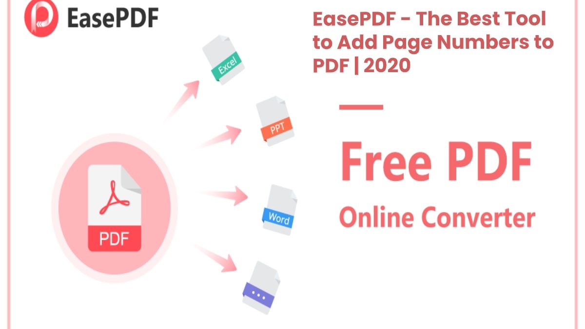 EasePDF Review – Add Page Numbers to PDF