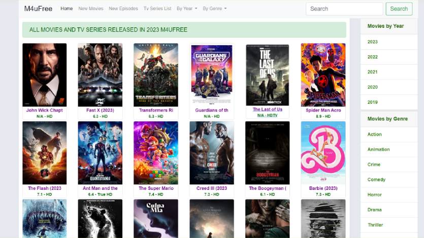 M4ufree 2023 – Illegal HD Movies Download Website, M4u Movies