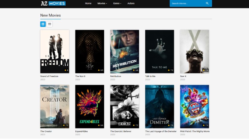 AZ Movies 2023 – Piracy HD Movies Download Website