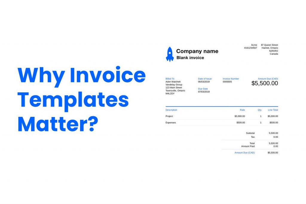 Why Invoice Templates Matter
