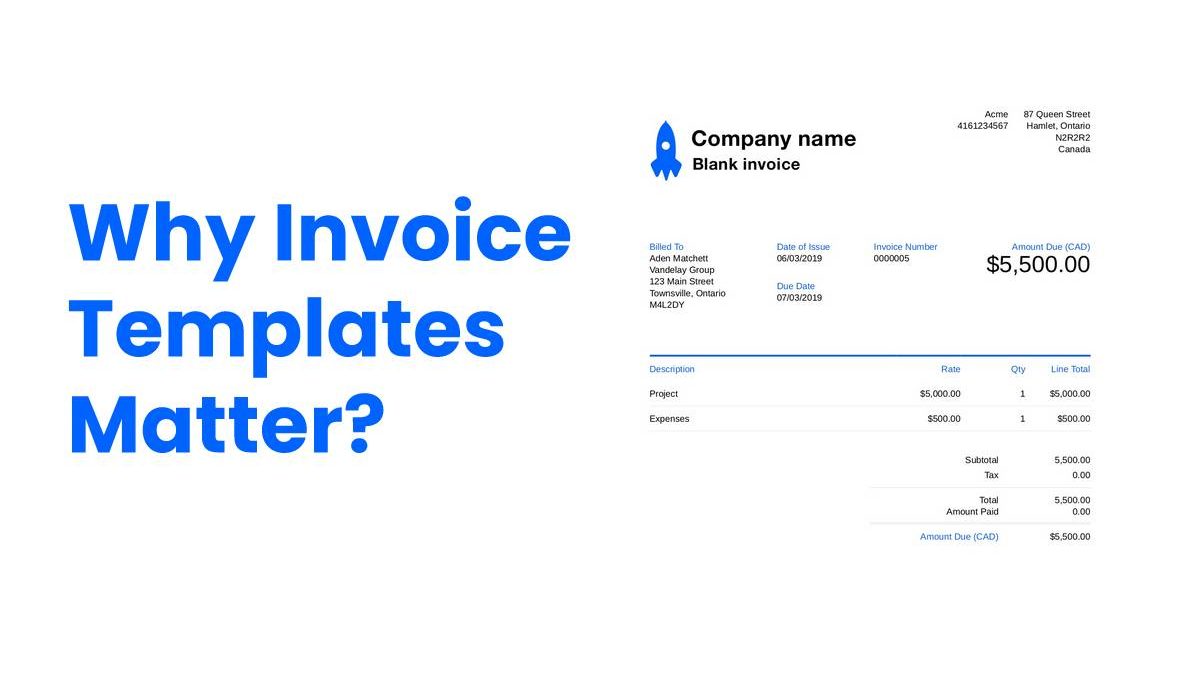 Why Invoice Templates Matter? – Complete Guide