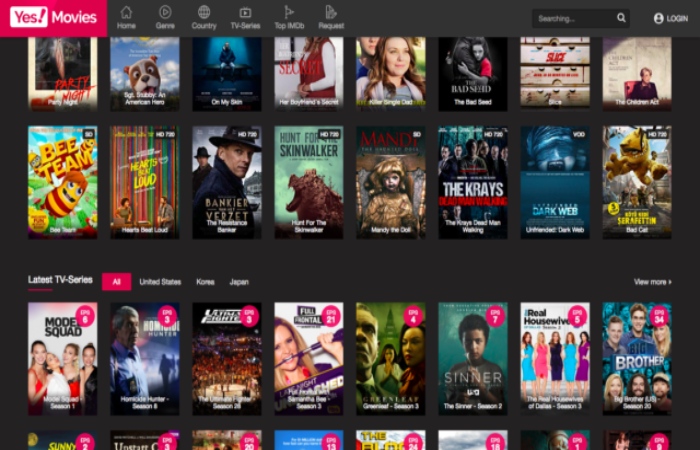 Yesmovies 2024 Illegal HD Movies Download Website Free