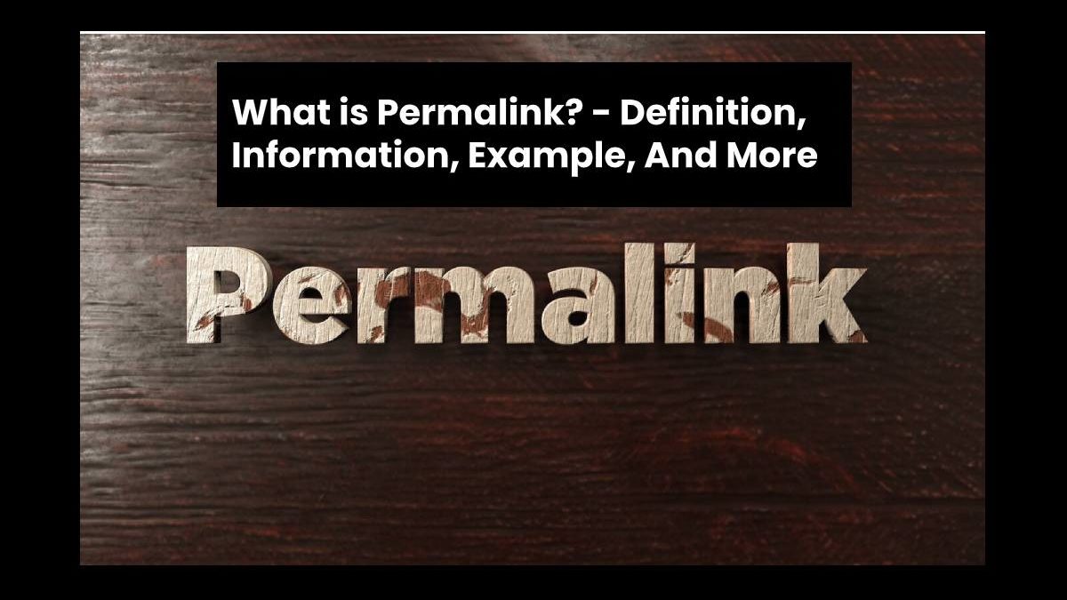 What is Permalink? – Definition, Information, Example, And More