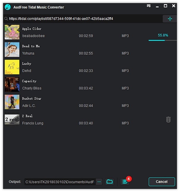 How to Download Music from Tidal Step 5