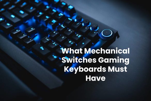 What Mechanical Switches Gaming Keyboards Must Have