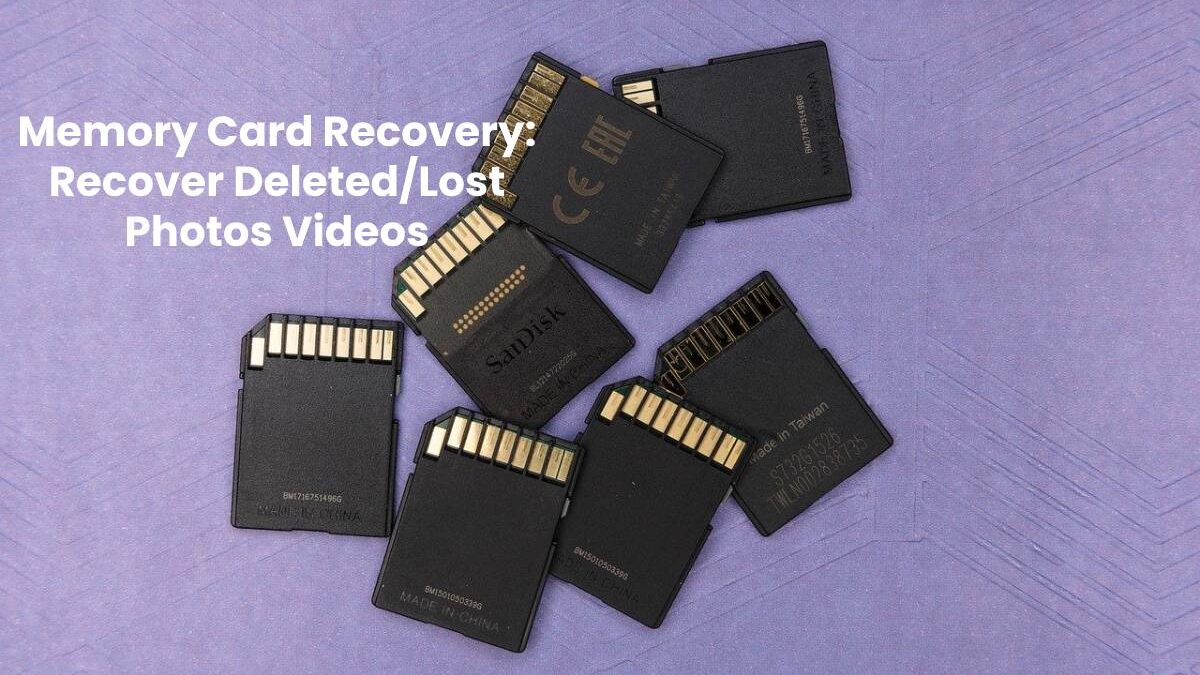 Memory Card Recovery: Recover Deleted/Lost Photos Videos