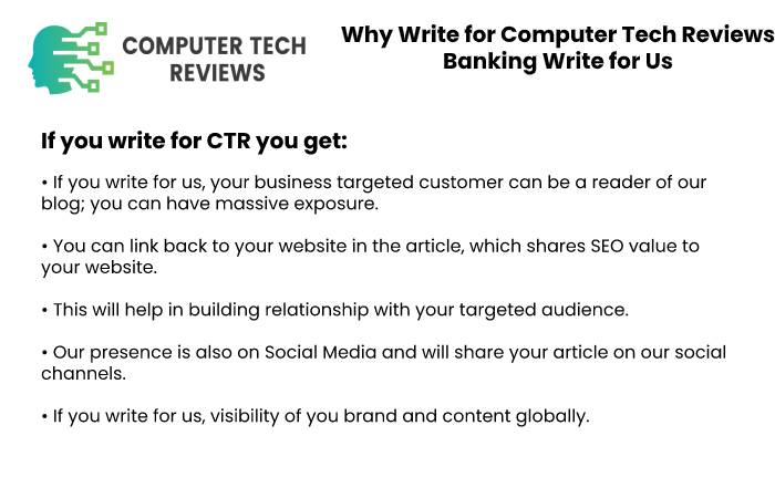 Why Write for CTR banking