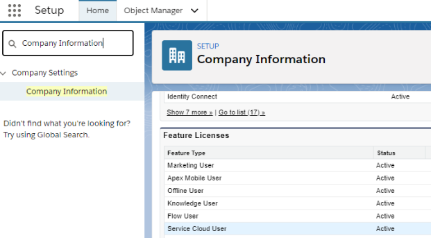 Feature Licenses