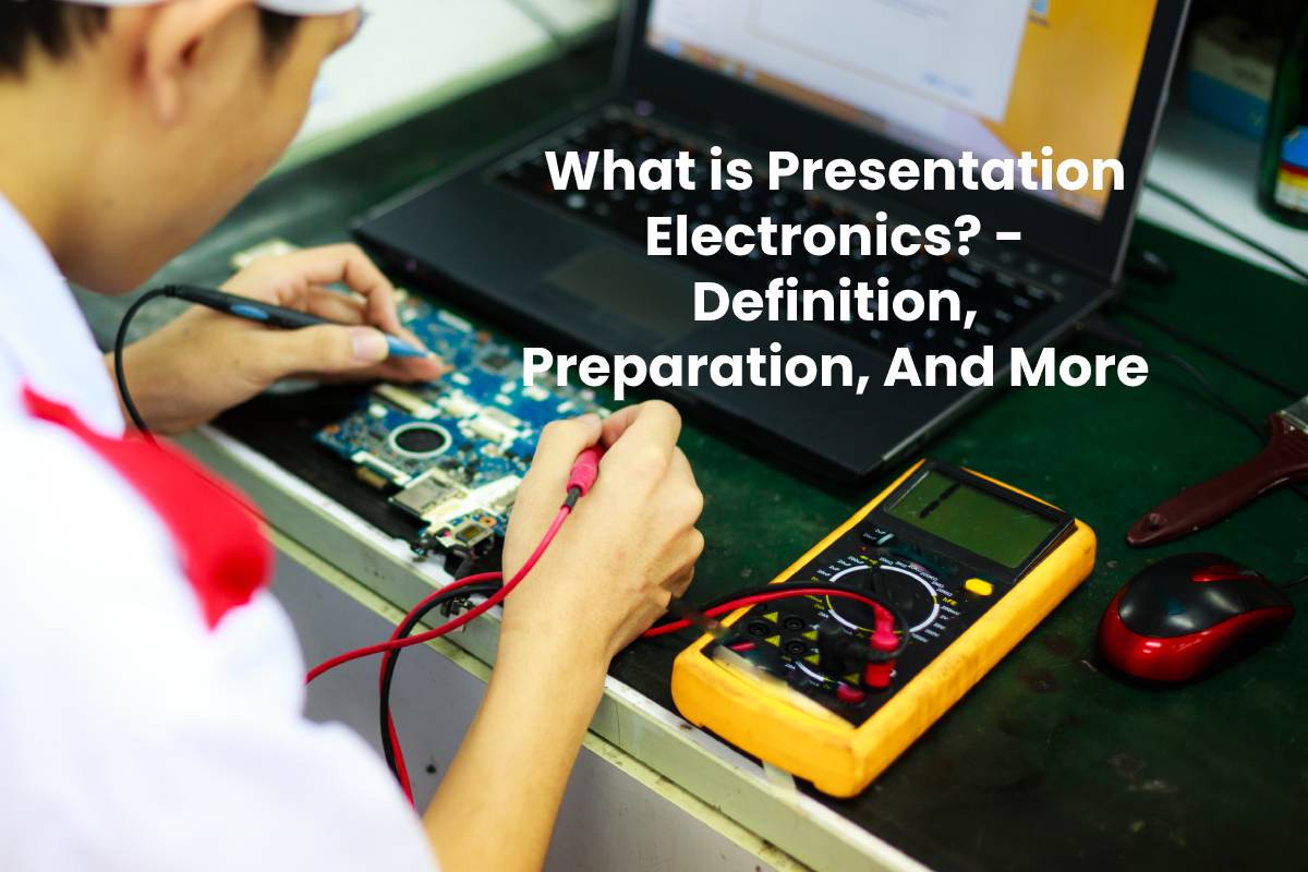 define the electronic presentation