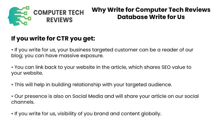 Why Write for CTR Database