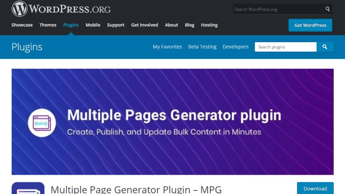 Creating Bulk WordPress Pages with Multiple Page Generator [MPG] – [2025]