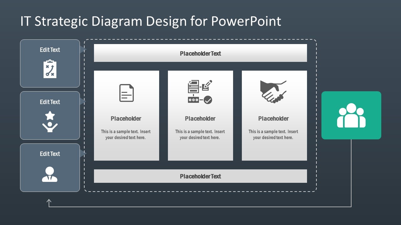 IT Strategic Diagram Design for PowerPoint