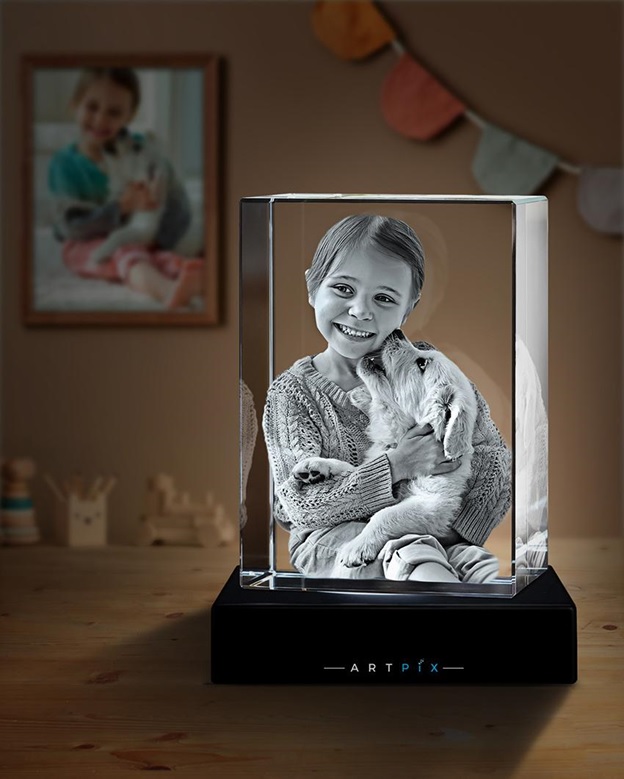 A 3D Photo Crystal