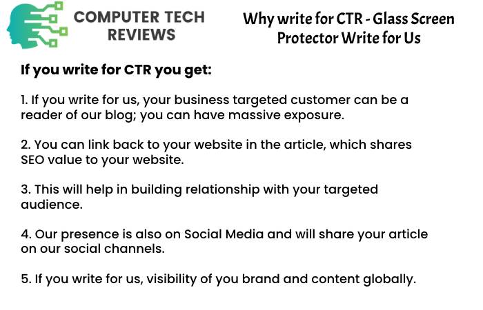 why write for glass screen protector