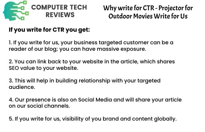 CTR Why Write for Us