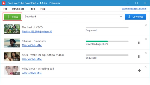 DVDVideosoft YouTube Download