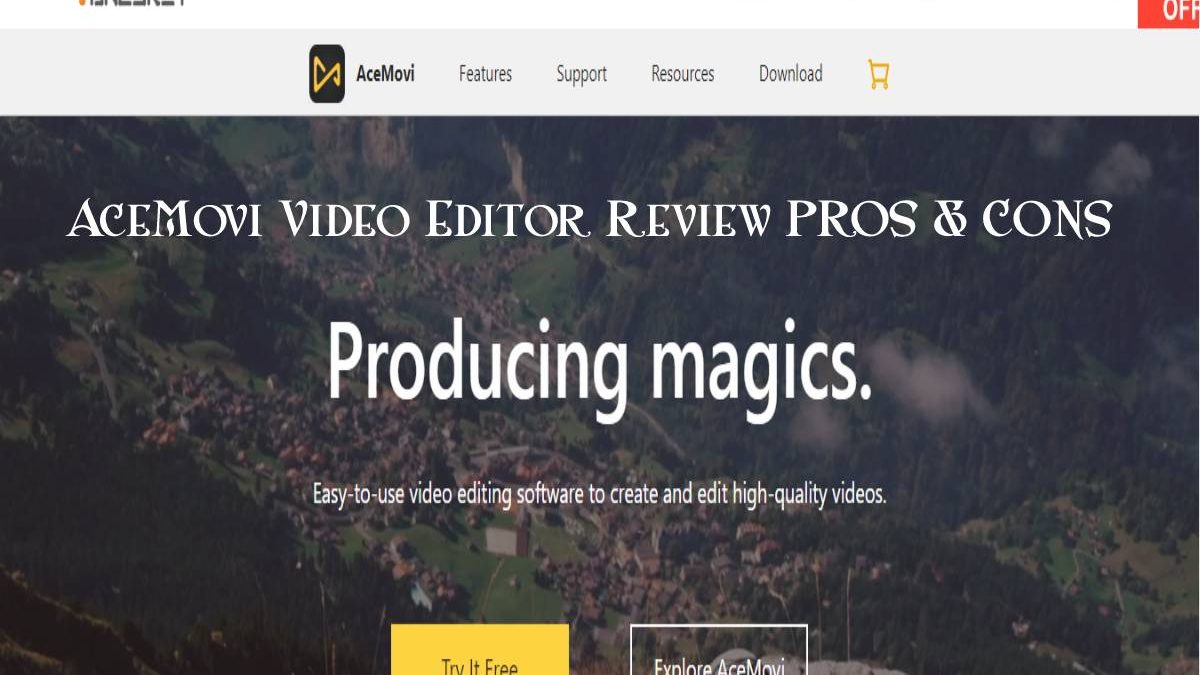 Accessible to Use Video Editor – AceMovi Video Editor Review PROS & CONS