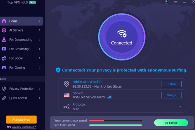 iTop VPN Review from User Point of View