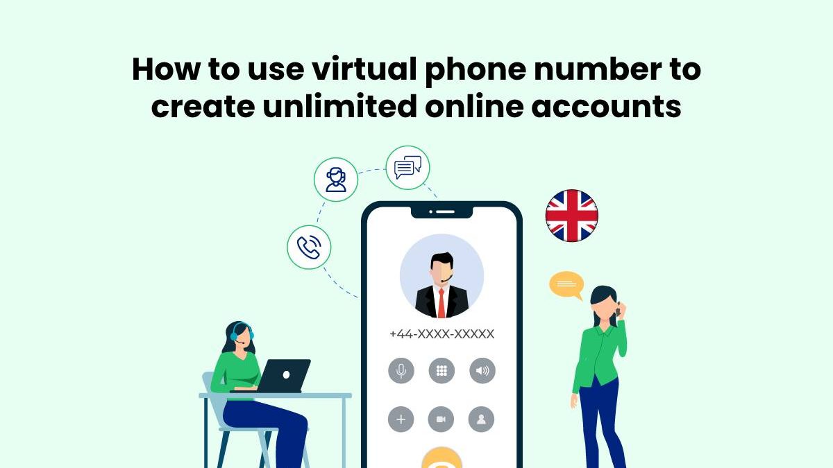 How to use virtual phone number to create unlimited online accounts