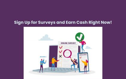 Sign Up for Surveys and Earn Cash Right Now!