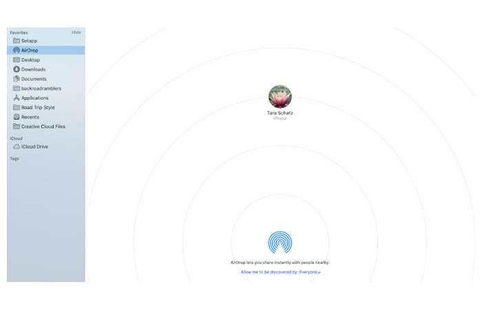 How to AirDrop Photos from Mac to iPhone 1