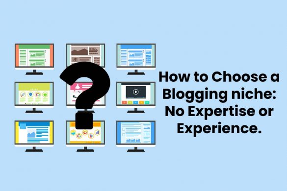 How to Choose a Blogging niche: No Expertise or Experience.