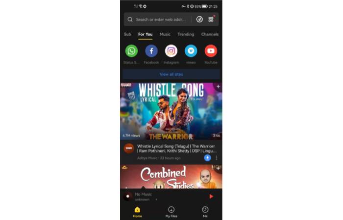 Search For WhatsApp Status Video