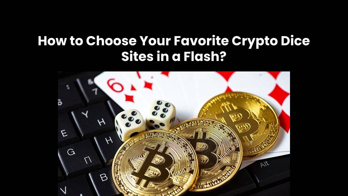 How to Choose Your Favorite Crypto Dice Sites in a Flash?