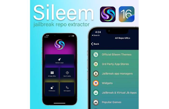 Sileem iOS 16 jailbreak repo extractor