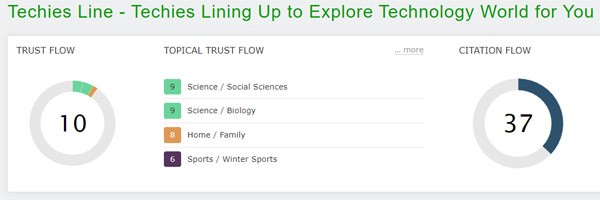 Trust Flow of Techies Line