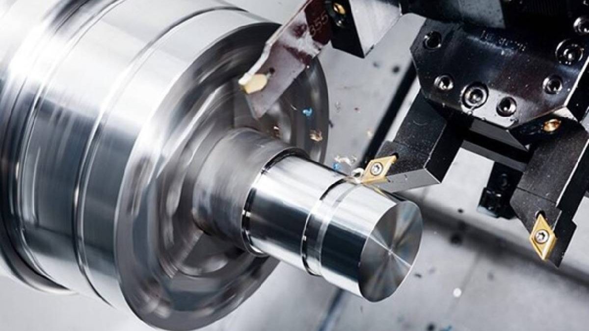 What is the process of manufacturing CNC-turned parts?