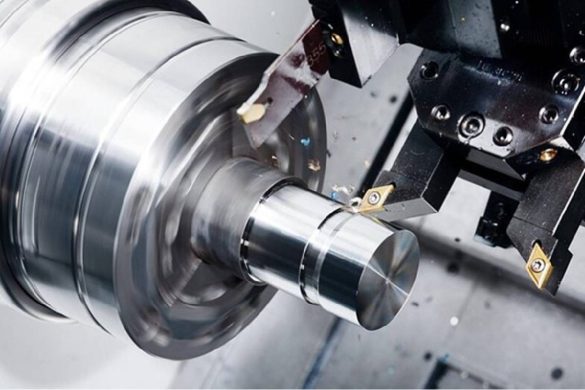 What is the process of manufacturing CNC-turned parts?