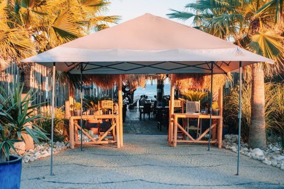 Withstand the Elements: Durable Material Options for Restaurant Patio Umbrellas