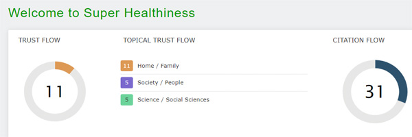Trust Flow of Super Healthiness