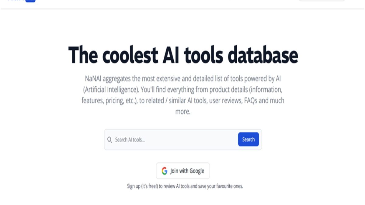 Discover the best AI tools on NaNAI.tools