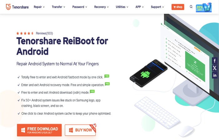 Top 2. Tenorshare ReiBoot for Android