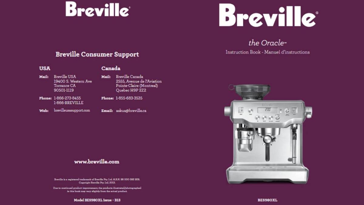 Breville Espresso Machine Manual: Exploring the Rich Features of ManyManuals.com