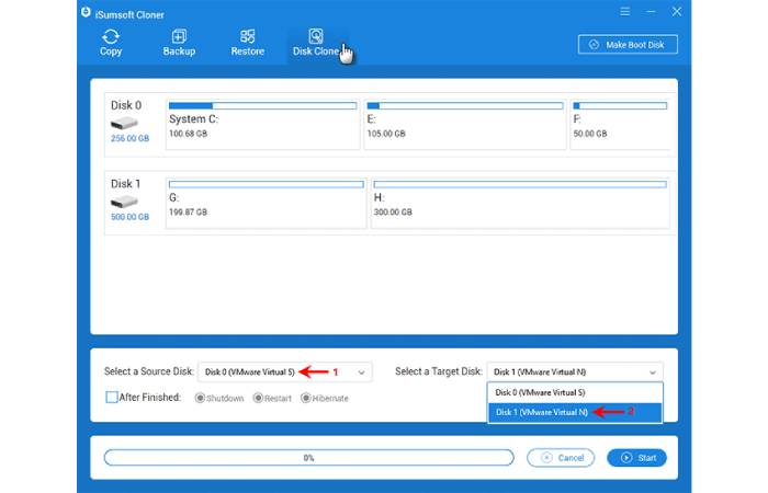 How to Clone a Hard Drive on Windows 10/11 Step 3