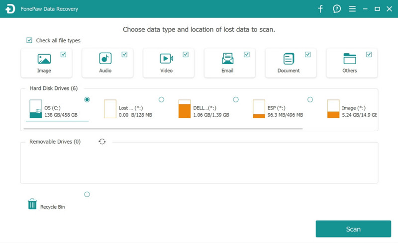 How to Recover Files with FonePaw