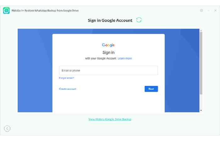 log in to your Google Account