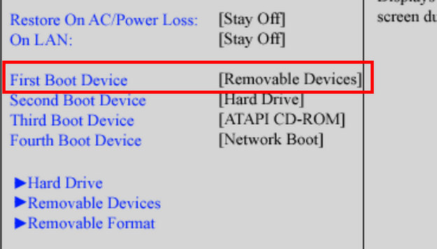 set-boot-sequence