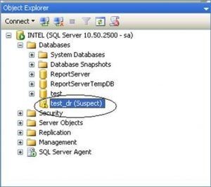 Database in Suspect Mode