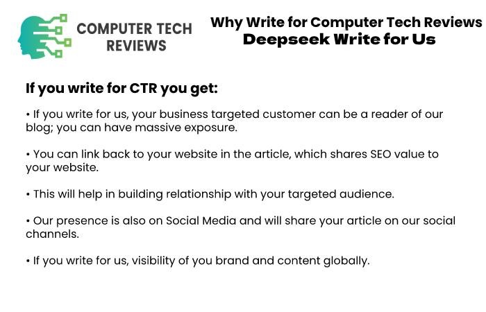 Deepseek why Write for Us