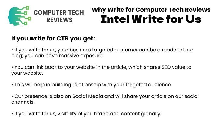 Intel why Write for Us