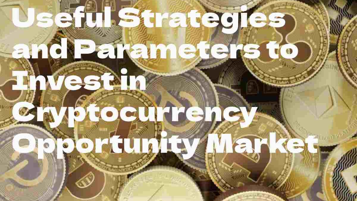 Useful Strategies and Parameters to Invest in Cryptocurrency Opportunity Market