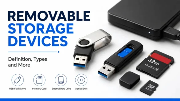 image result for What are the Removable Storage Devices - Definition, Types and More
